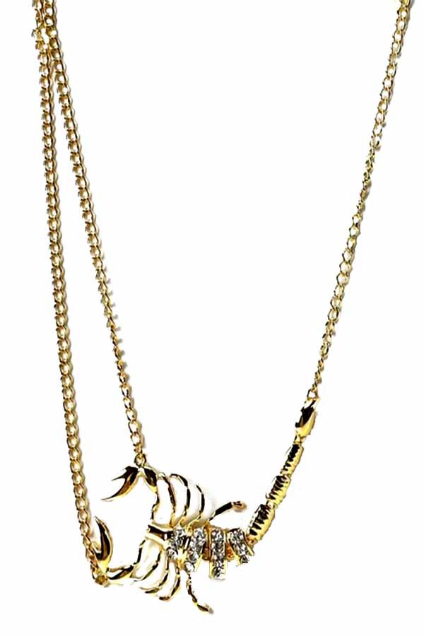 SCORPIO PENDANT NECKLACE-1