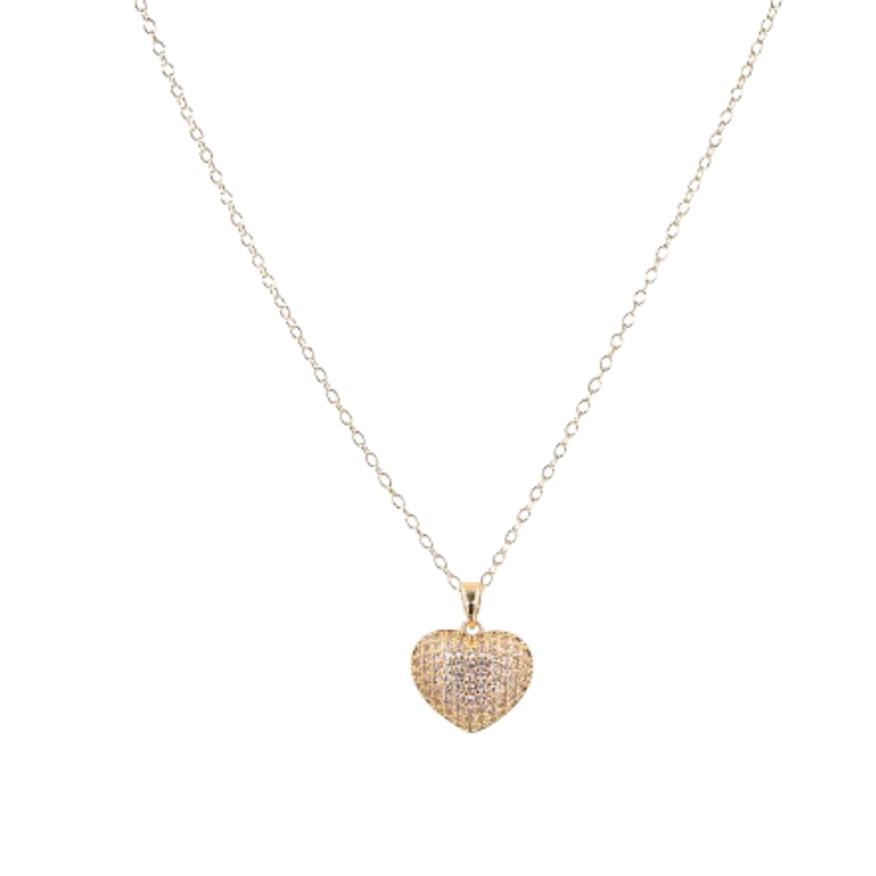 Pave Heart Necklace-1