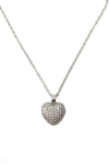 Pave Heart Necklace-0