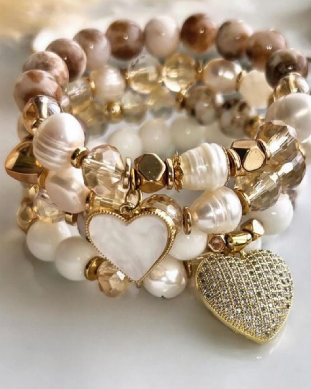 Pearl Tan Bracelet