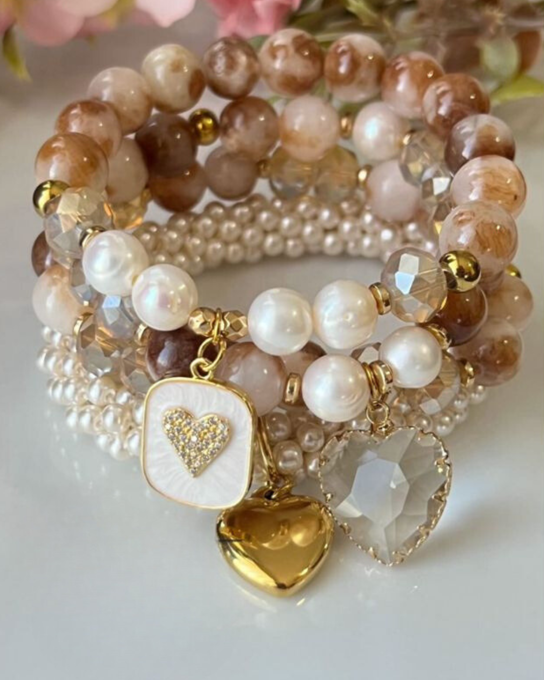 Captivating Mixed Heart Bracelet