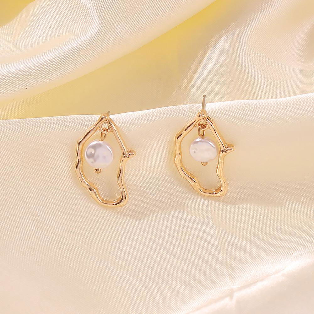 Irregular Pearl Earrings - Jewelry Trends USA