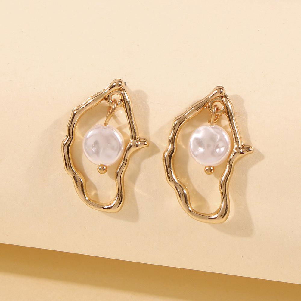 Irregular Pearl Earrings - Jewelry Trends USA