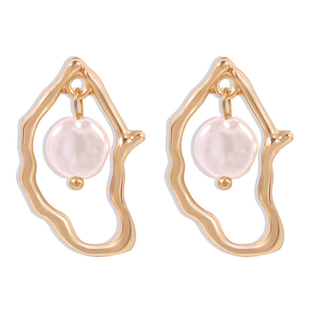 Irregular Pearl Earrings - Jewelry Trends USA