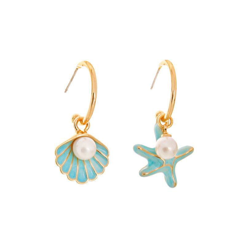 Shell pearl earrings - Jewelry Trends USA