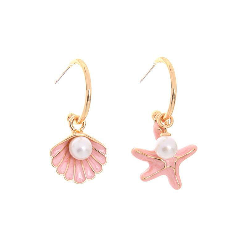 Shell pearl earrings - Jewelry Trends USA