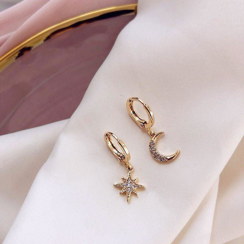 Star Moon Earrings - Jewelry Trends USA