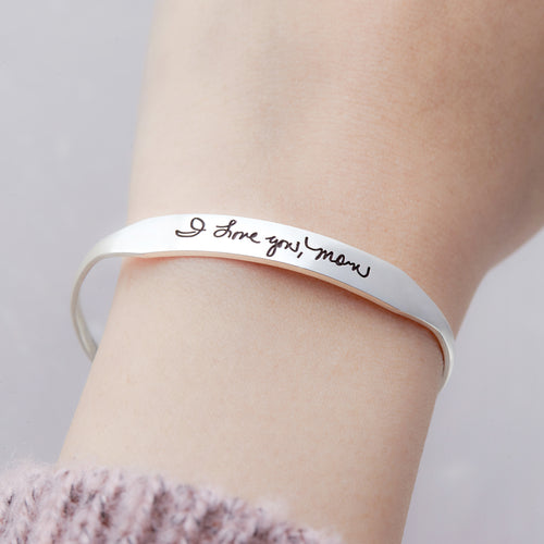 Handwritten Bracelet Memorial Handwriting Jewelry