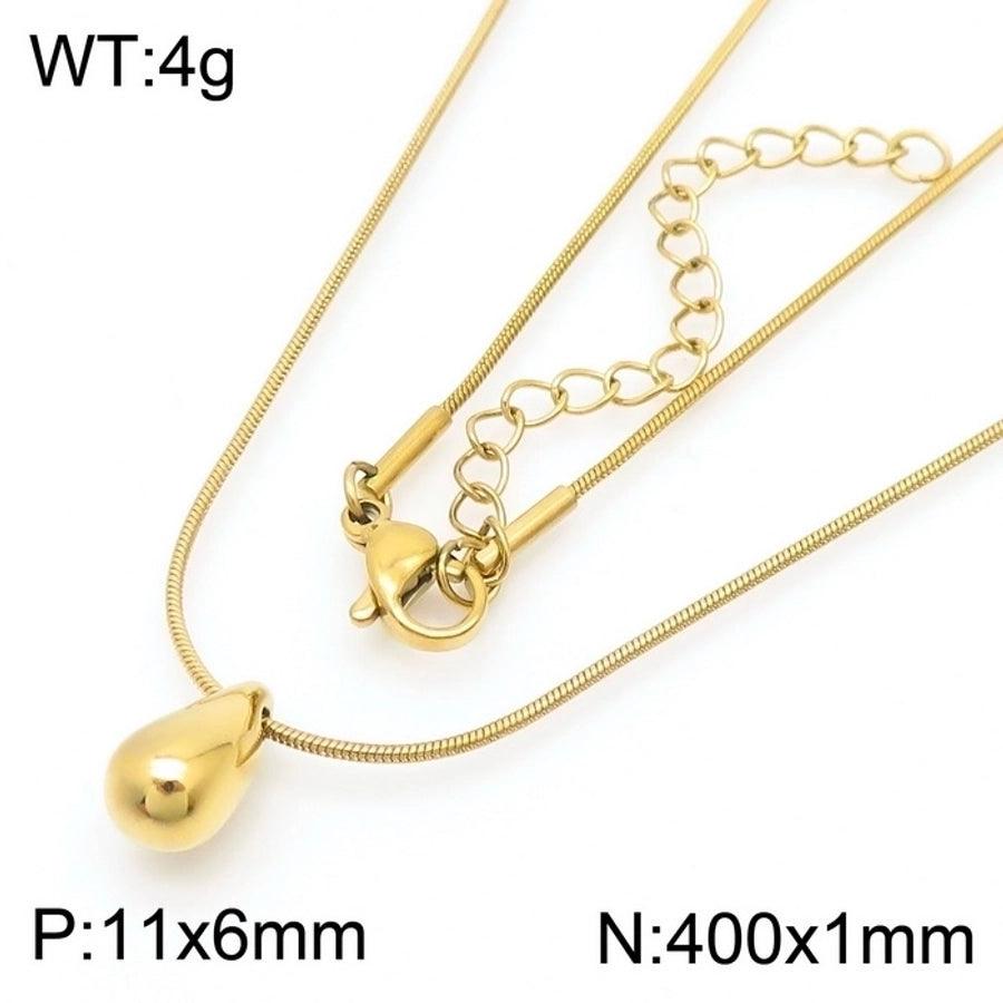 1 Pair Modern Style Simple Style Solid Color Plating Stainless Steel 18K Gold Plated Earrings